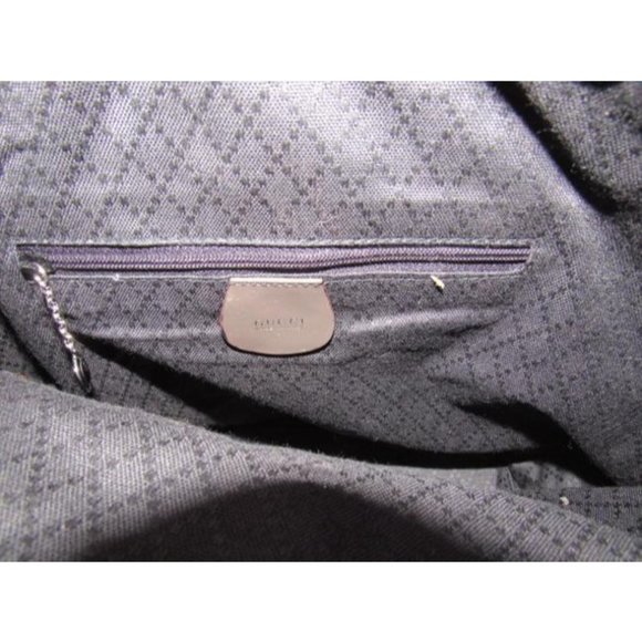 Gucci Burgundy Brown Top Handle Tote Shopper Canvas and Leather - Picture 3 of 12